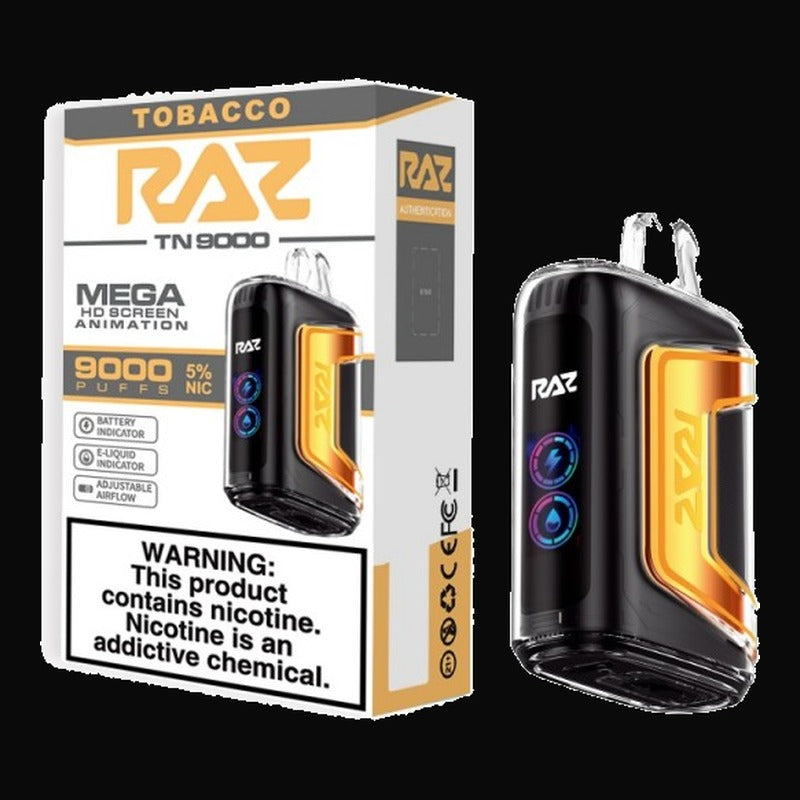 RAZ TN9000 Disposable 5% - Tobacco