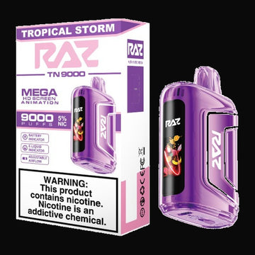 RAZ TN9000 Disposable 5% - Tropical Storm (Cherry Lime Grapefruit)