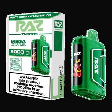 RAZ TN9000 Disposable 5% - White Gummy Watermelon