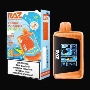 RAZ LTX 25K Disposable 5% - Orange Pineapple Punch (3D Hologram Punch Edition)