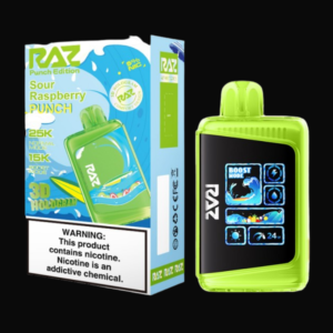 RAZ LTX 25K Disposable 5% - Sour Raspberry Punch (3D Hologram Punch Edition)