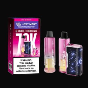 Lost Mary Nera Fullview 70K Disposable 5% Refillable Pod Kit - Pink Lemonade