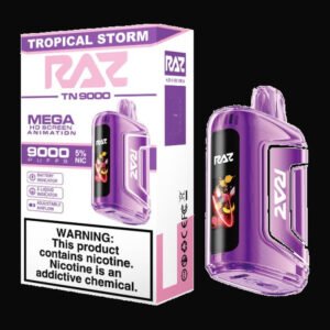 RAZ TN9000 Disposable 5% - Tropical Storm (Cherry Lime Grapefruit)